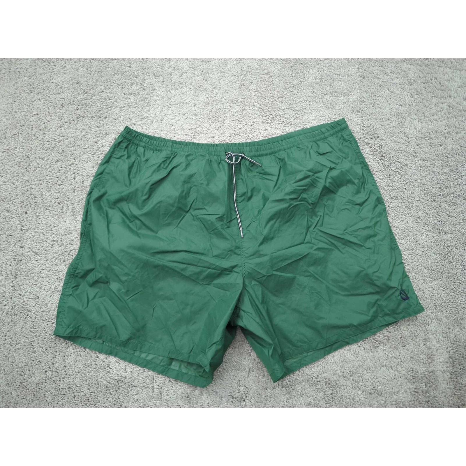 Vtg Nautica Swim Shorts Mens Xxl Nylon Inseam: 7" Mesh Lined Made In Taiwan